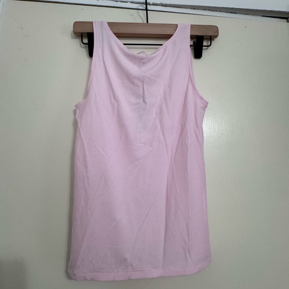 SKIMS Light Pink Scoop Neck Tank Top - Picture 5 of 8